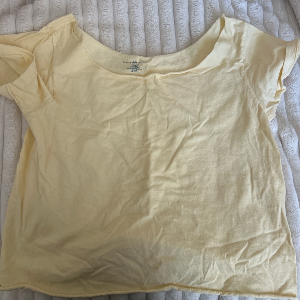 Brandy Melville Yellow Top